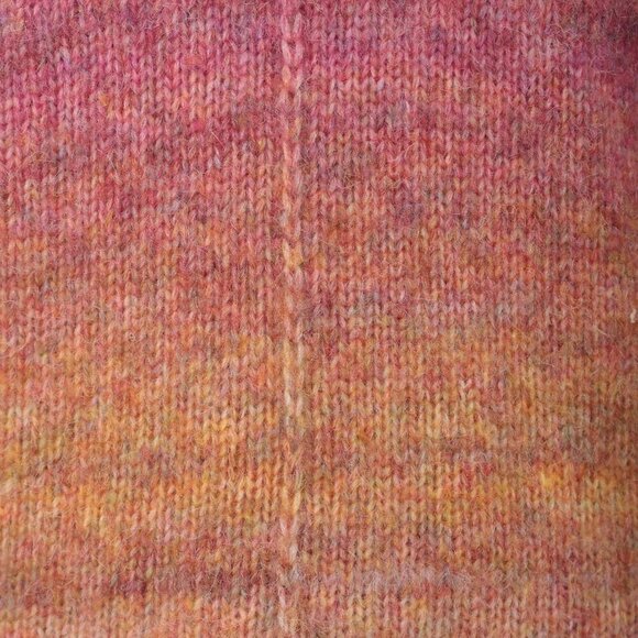 NWT Briggs Women's Plus Cozy V-Neck Ombre Knitt Sweater - Picture 5 of 6